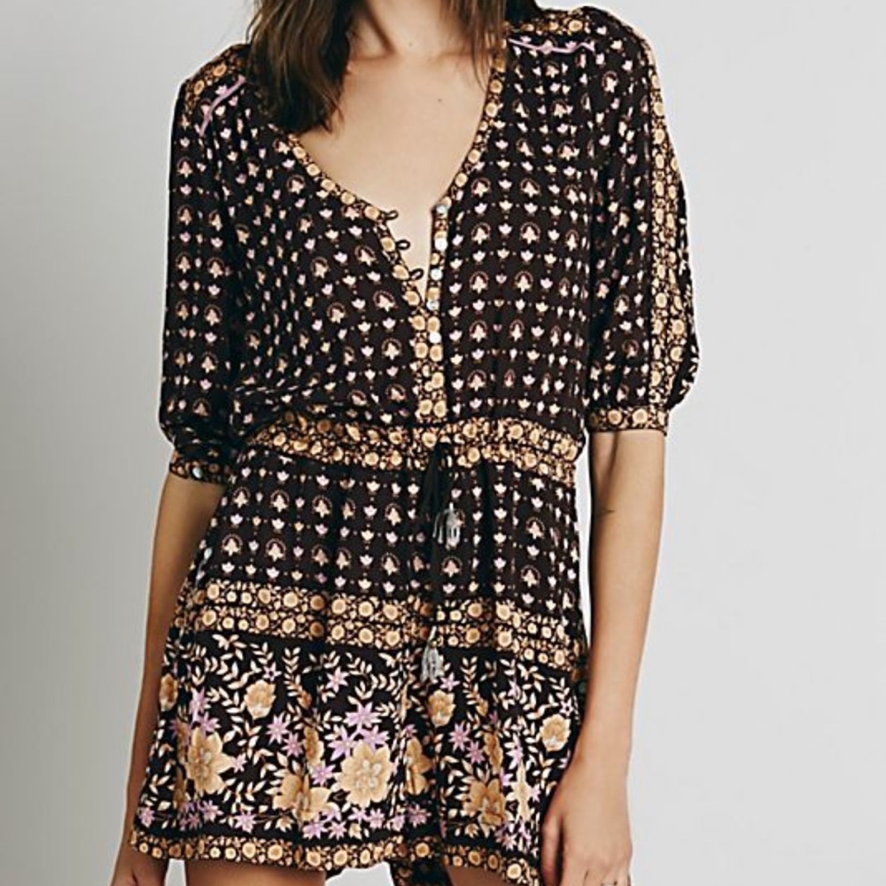 Spell And Gypsy Desert Rose Romper
